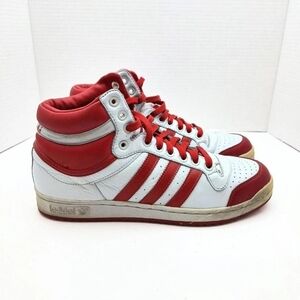 Adidas 2005 Top Ten Basketball Sneaker Classic Red/White Mens Size 10.5